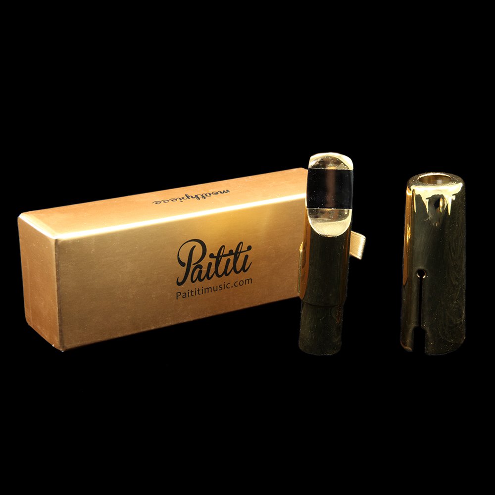 Amazon.com: Paititi Gold Plated Alto Saxophone Mouthpiece #8